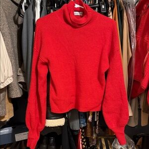 Urban Outfitters Red Turtleneck Sweater